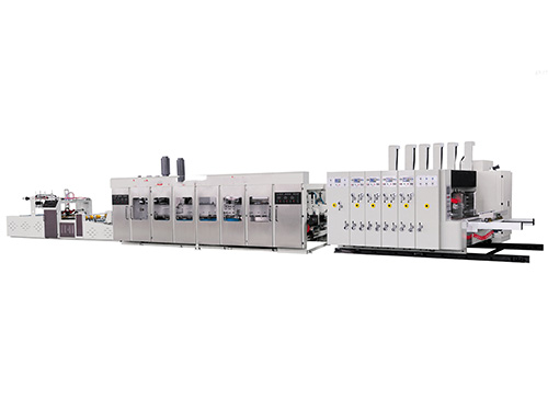 全自动印刷粘箱打包联动线