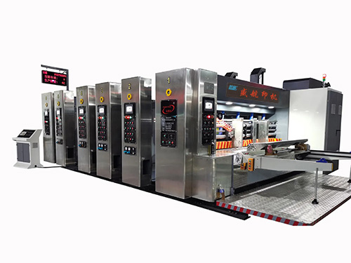 全电脑五色印刷开槽模切机