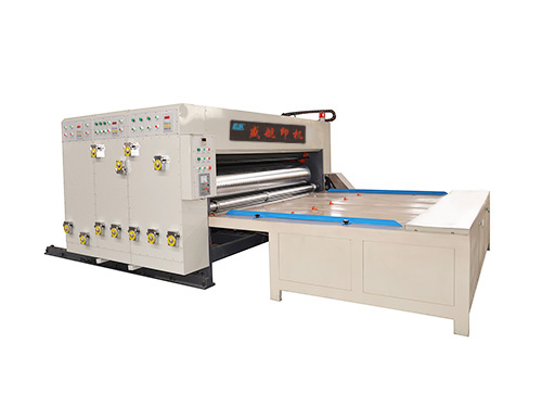 MLB半自动水墨印刷开槽模切机